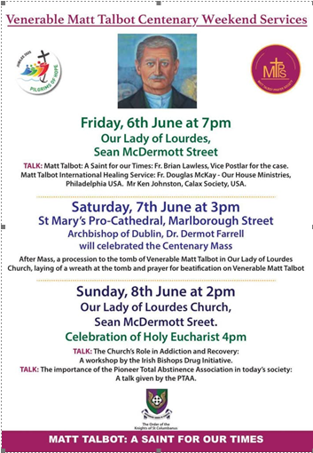 Matt Talbot Centenary